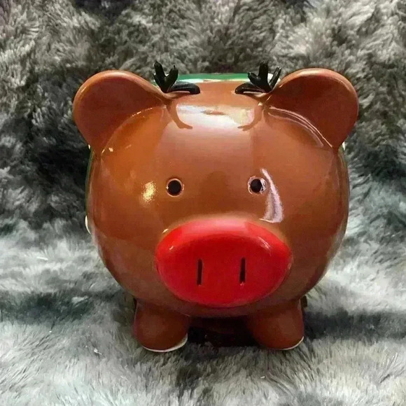 RE Room  Essentials Christmas Pig
Reindeer, Piggy Bank - Picture 16 of 16